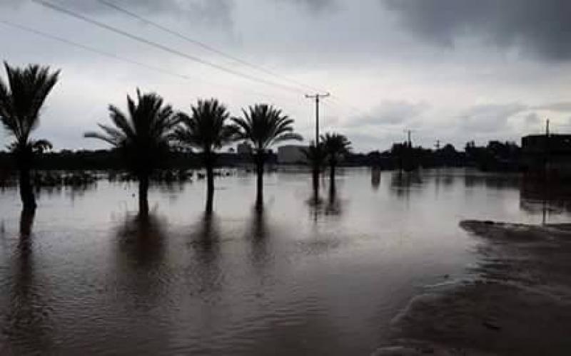 صور: "وادي غزة" يغرق منازل المواطنين