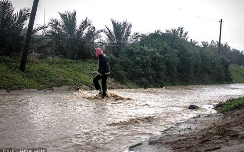 صور: معاناة اللاجئين جنوب قطاع غزة بفعل المنخفض