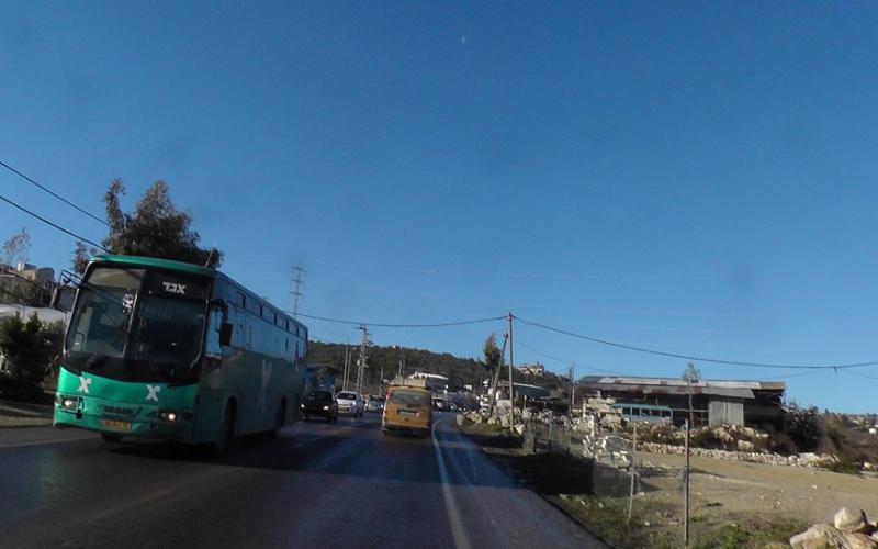 صور: أزمة مرورية بسبب الإنجماد في الخليل
