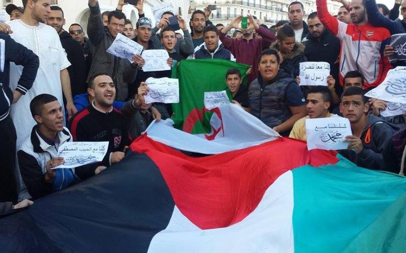 صور: مسيرات نصرة للرسول في الجزائر