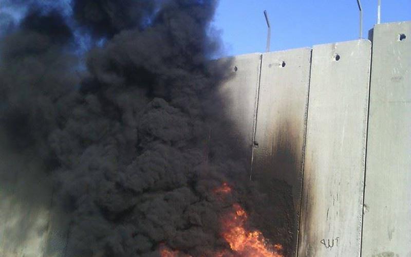 صور: مواجهات ببلدة الرام بالضفة المحتلة