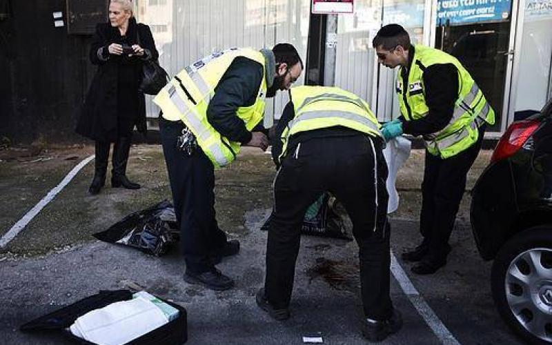 صور: مكان عملية الطعن في "تل أبيب"