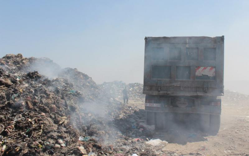 رفح: ترحيل 47 ألف طن نفايات خلال 2014