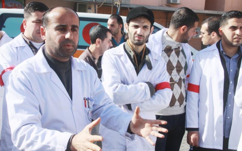 صور: إضراب جزئي بمستشفى النصر للأطفال