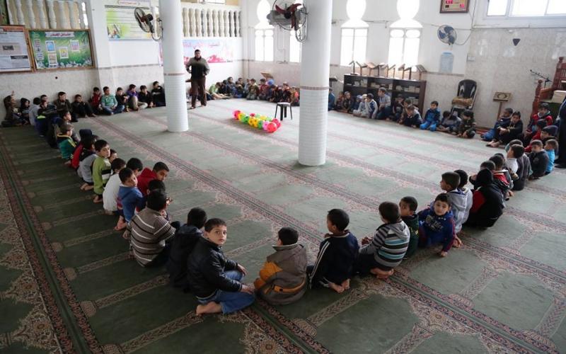 بالصور: مسجد الشهيد بالبريج ينفذ مخيم قرآني