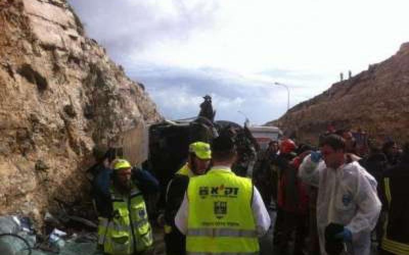 صور..الحادث الذي أودى بحياة 10أطفال