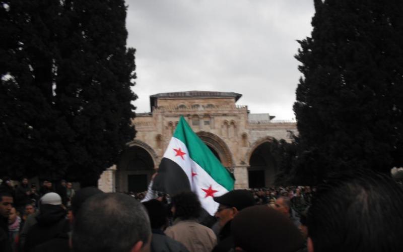 صور..المقدسيون يتضامنون مع سوريا