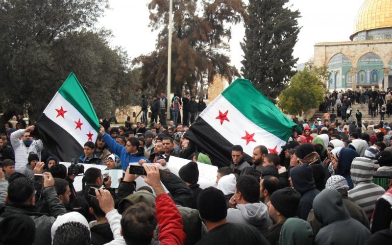 صور..المقدسيون يتضامنون مع سوريا