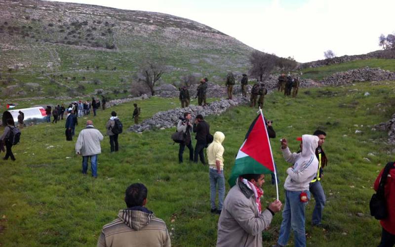 صور.. "قرية المناطير" قرب نابلس