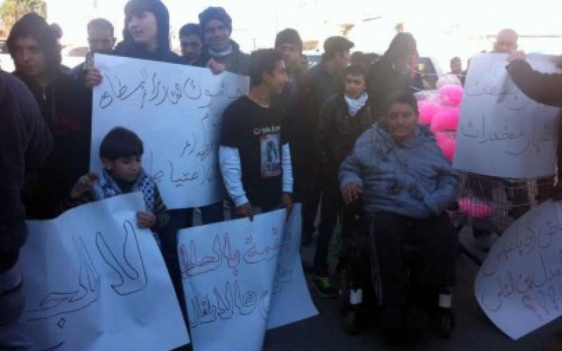صور.. اعتصام أصحاب البسطات وسط رام الله