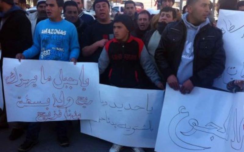 صور.. اعتصام أصحاب البسطات وسط رام الله