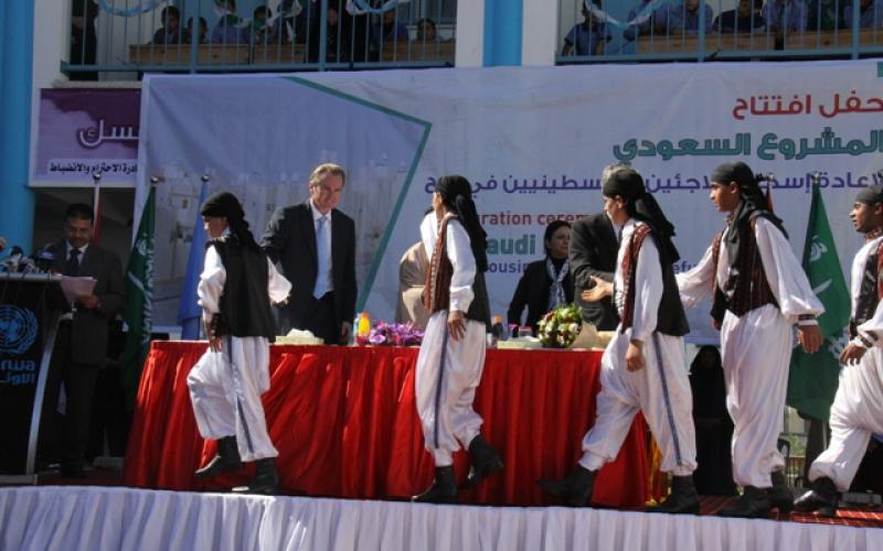 صور .. حفل افتتاح المشروع السعودي برفح
