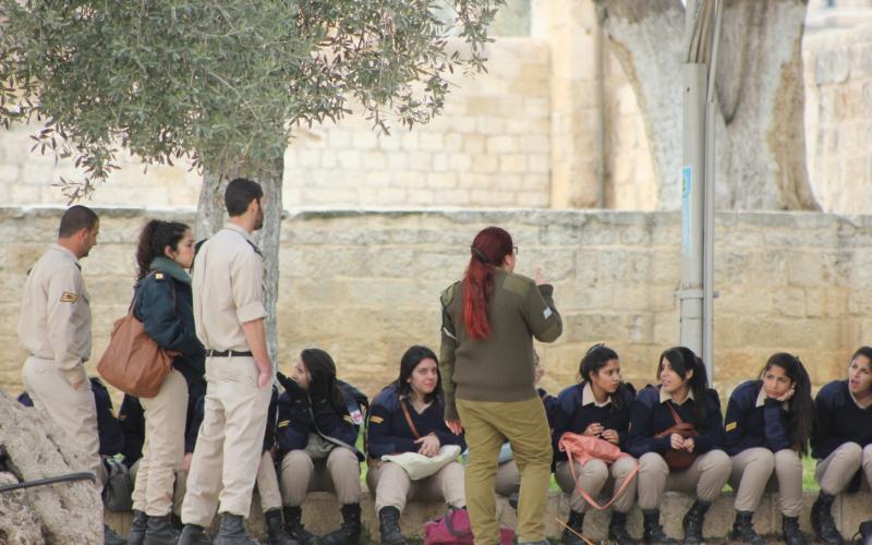 بالصور.. "فيجلين" والمجندات يدنسون الأقصى