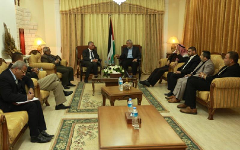 هنية يستقبل الصالحي ويبحثان المصالحة