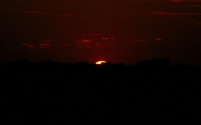 صور: شروق الشمس من شمال قطاع غزة