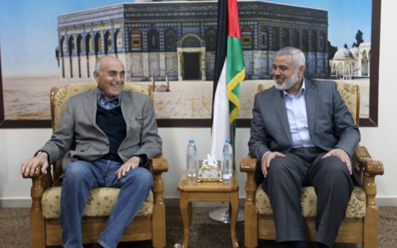 صور: هنية يلتقي "منيب المصري" بغزة