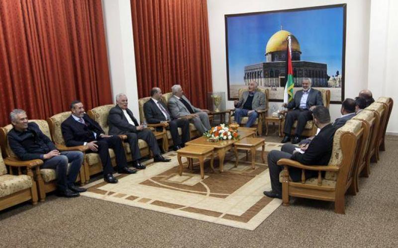 صور: هنية يلتقي "منيب المصري" بغزة