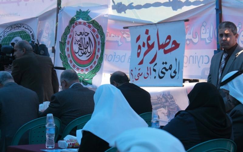 صور: جلسة طارئة للتشريعي أمام معبر رفح