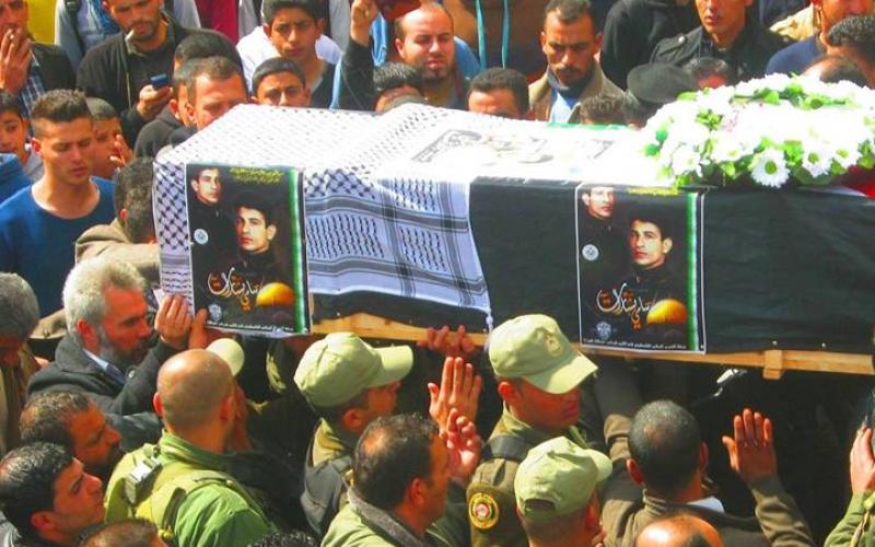 بالصور: تشييع جثمان الشهيد بشارات