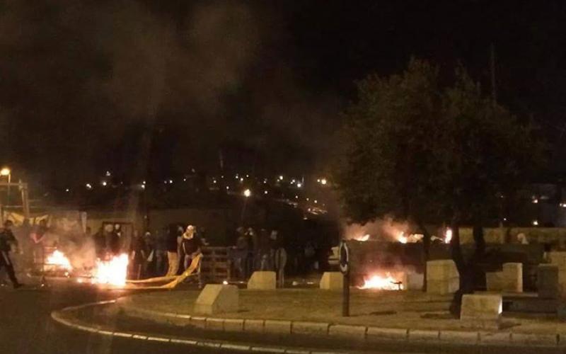 صور: مواجهات ليلية بالقدس المحتلة
