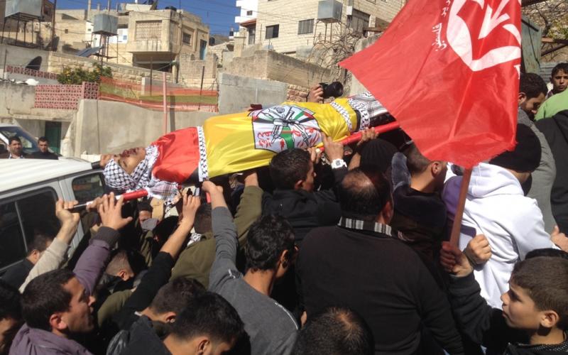 صور: جنازة الشهيد النجار في نابلس المحتلة
