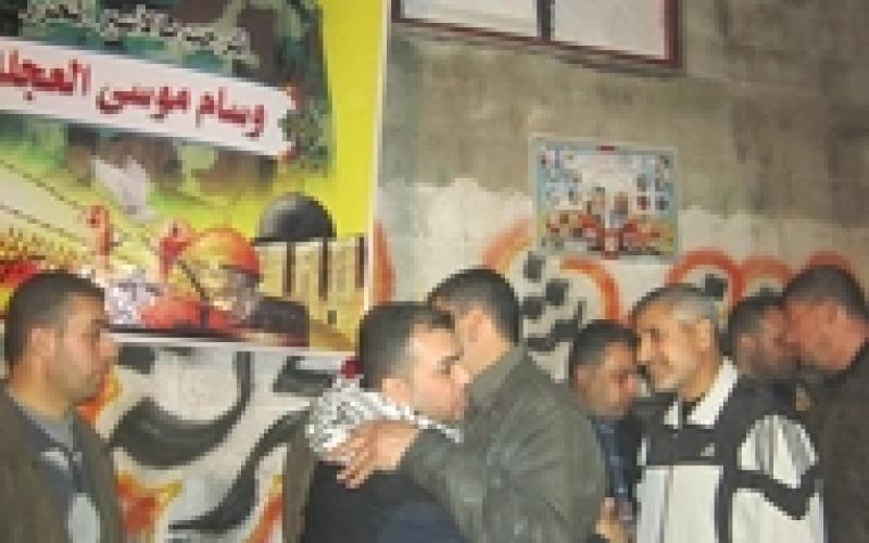 صور: حماس تهنئ المحرر "العجلة" بالبريج