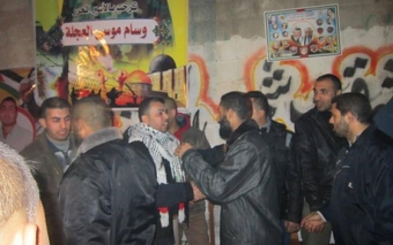 صور: حماس تهنئ المحرر "العجلة" بالبريج