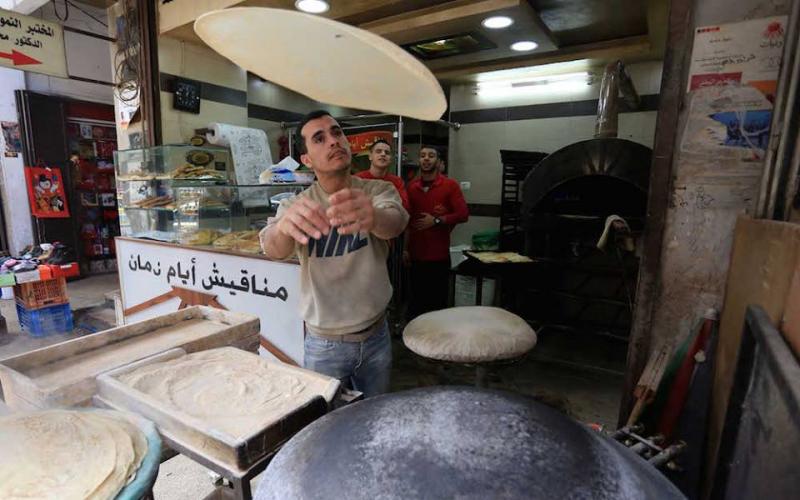 صور: خبز "الصاج" بنابلس