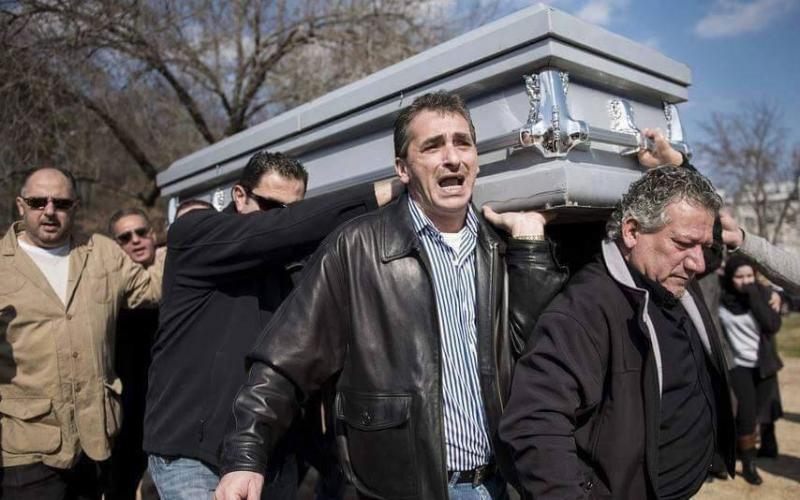 صور: جنازة 3 فلسطينيين قتلهم إرهابي بأمريكا