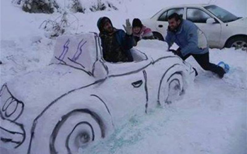 صور: الضفة.. "نهفات" مع الثلج