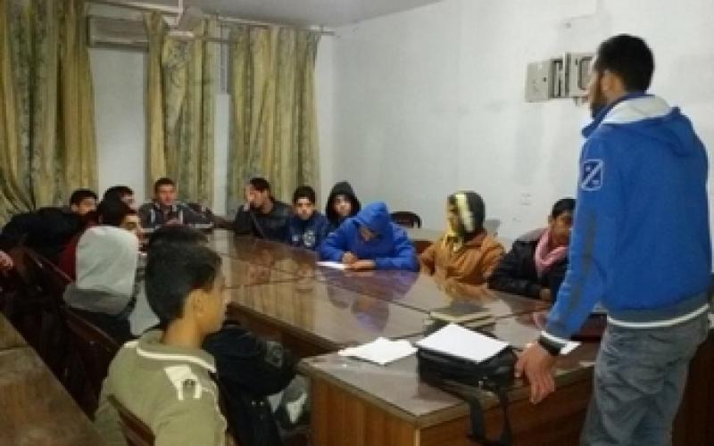 عقد دورة في الإسعافات الأولية بالنصيرات