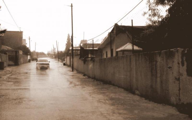 صور..فيضانات وأنهيارات في الضفة بسبب المطر