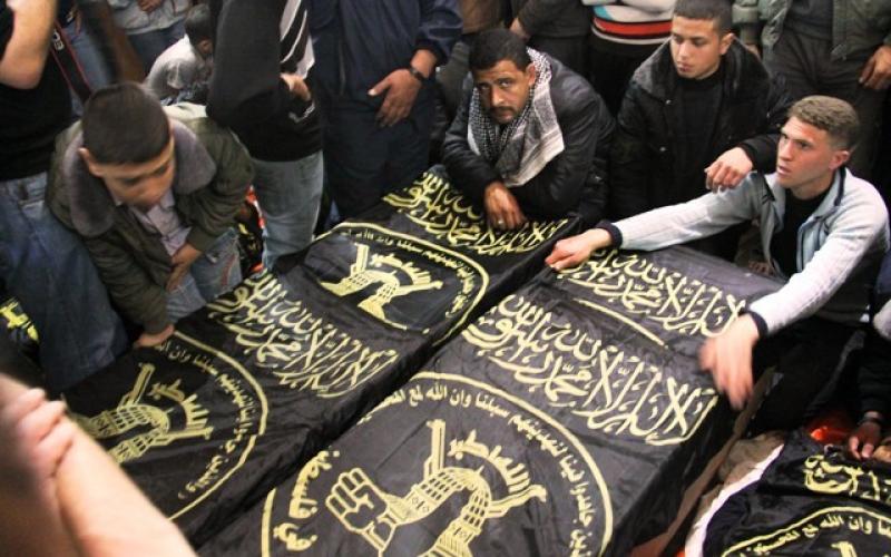 صور.. غزة تودع شهداءها بجنازة حاشدة