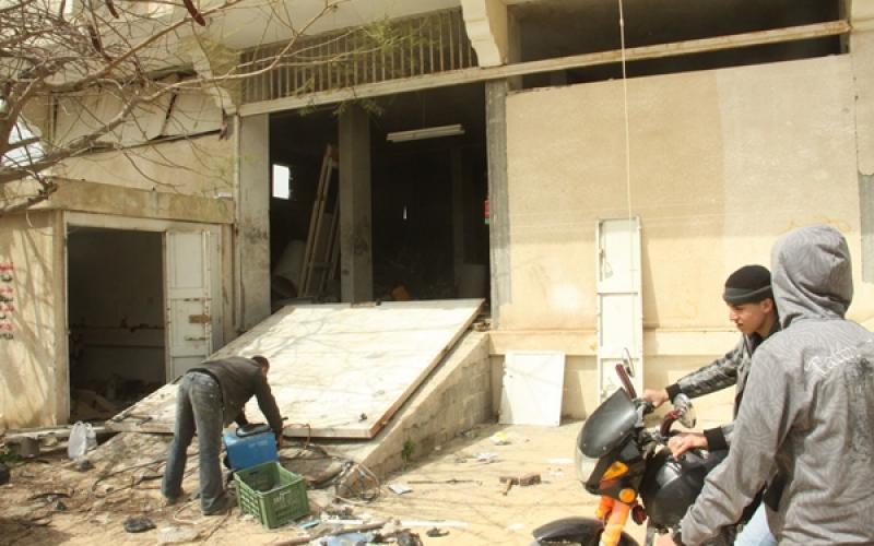 صور منزل عائلة "حماد" بعد استهدافه