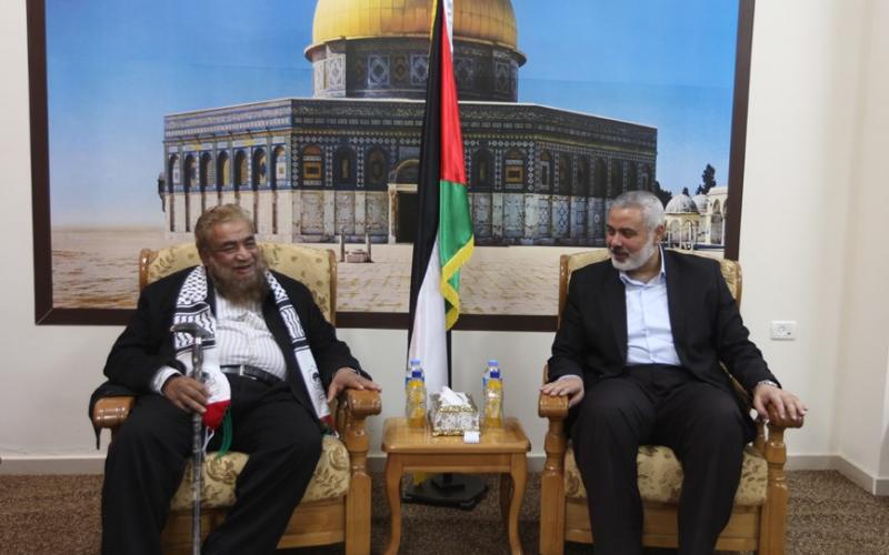 بالصور: هنية يستقبل وفد الجماعة الإسلامية المصرية