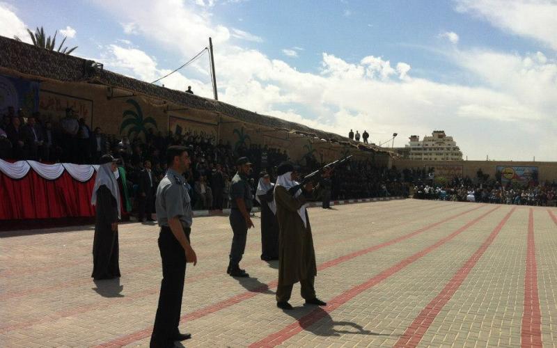 صور: تخريج دورة ضباط جديدة في غزة