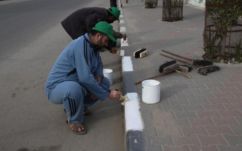 صور: حملة عمل تطوعي في خان يونس