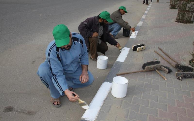 صور: حملة عمل تطوعي في خان يونس