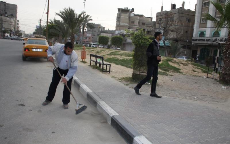 صور: حملة عمل تطوعي في خان يونس