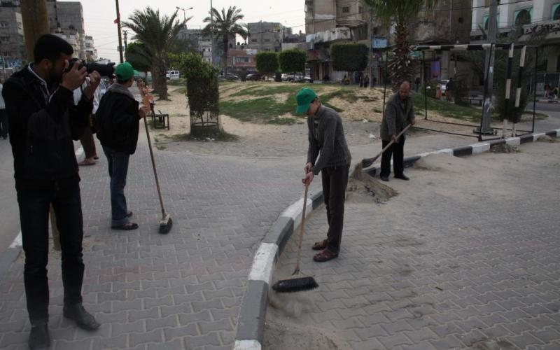 صور: حملة عمل تطوعي في خان يونس