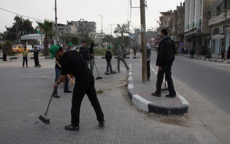 صور: حملة عمل تطوعي في خان يونس