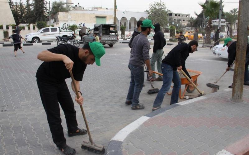 صور: حملة عمل تطوعي في خان يونس