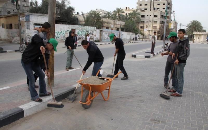 صور: حملة عمل تطوعي في خان يونس