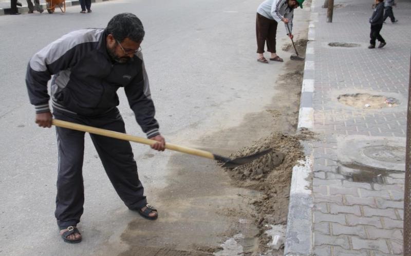 صور: حملة عمل تطوعي في خان يونس