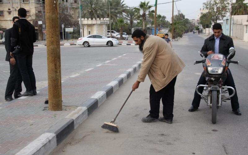 صور: حملة عمل تطوعي في خان يونس