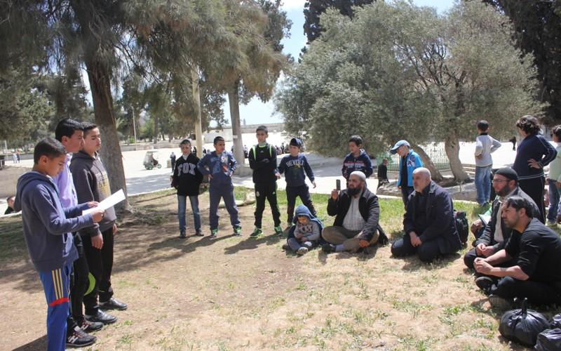 صور: اختيار مواهب الأطفال بالأقصى