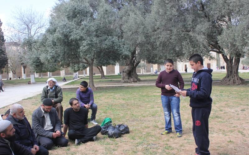 صور: اختيار مواهب الأطفال بالأقصى