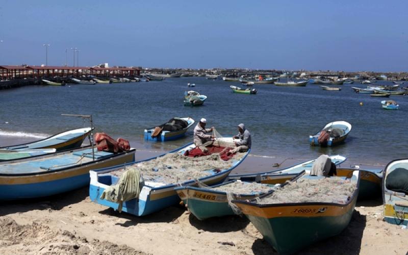 صور: أجواء ميناء غزة اليوم الأربعاء