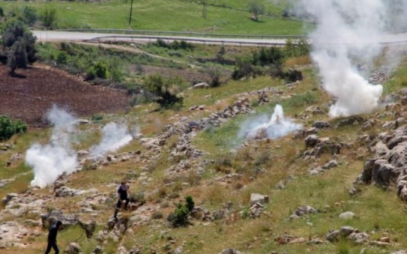 صور: الاحتلال يعتدي على مسيرة "النبي صالح"