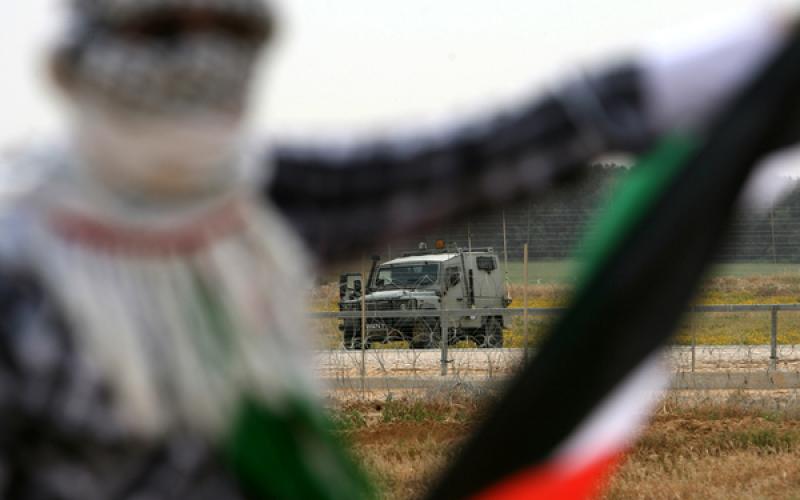 صور: إحياء "يوم الأرض" على حدود غزة